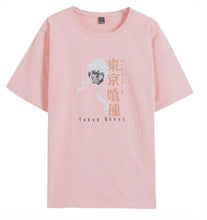 Load image into Gallery viewer, Free UK Royal Mail Tracked 24hr delivery. Cool design of Tokyo Ghoul Ken Kaneki Anime T-shirt. The T-shirt is made from 100% cotton, comfortable to wear. Premium DTG technology prints the design directly onto the T-shirt which makes the design really stand out, easy to wash, and the colours will not fade or crack. Excellent gift for any Tokyo Ghoul fan.