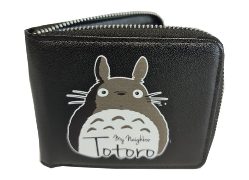 Free UK Royal Mail Tracked 24hr delivery.  This premium PVC leather wallet is designed with a smooth finish.  Zip closure, with Five card sections, an internal zip section, a photo ID section, and the main section.  Excellent gift for any My Neighbor Totoro fan.  Limited stock available.