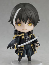 Load image into Gallery viewer, This premium nendoriod figure of Kuninaga Tsurumarui from the popular anime Butai Touken Rranbu is launched by GOOD SMILE this year as part of their latest Nendoroid series (1470). The set comes with the nendoriod figure Kuninaga Tsurumarui, three facial plates (standard/conbat). There is also various interchangeable hand parts to recreate all kinds of poses, includes his umbrella and sword, and other accessories.