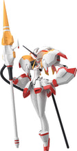 Load image into Gallery viewer, Premium model kit of Strelitzia (both Hiro and Zero Two ride) from the popular anime series Darling in the Franxx. This amazing model is launched by Good Smile Company as part of their latest Moderoid Model Kit series.   The &quot;Steel Lady&quot; has been carefully supervised by series mechanical designer Shigeto Koyama, and modelled with great care by Sakanoryo (dragon studio)! The elegant design of the mecha has been captured in beautiful detail for fans to enjoy building and displaying in their collection! 
