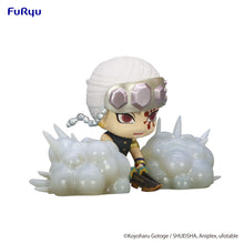 Load image into Gallery viewer, Free UK Royal Mail Tracked 24hr delivery 

Adorable figure of Tengen Uzui from the popular anime Demon Slayer. This amazing statue is launched by Good Smile Company as part of their latest Hold figure collection. 

The creator did a fantastic job with this piece, showing Tengen posing in battle, in his Hashira uniform smashing his twin nichirin blades. 

This PVC statue stands at 8cm tall, and packaged in a gift/collectible box from Good Smile Company.

Official brand: FuRyu / Good Smile Company

EAN: 45807
