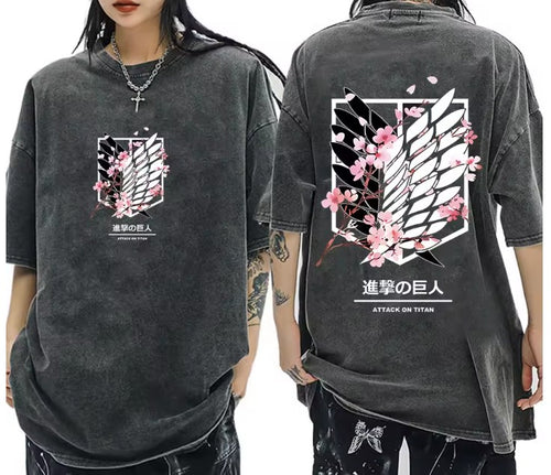 Free UK Royal Mail Tracked 24hr delivery
 
Stunning design of the Scout Regiment logo - Attack on Titan -  Japanese Anime T-shirt. 
  
This high quality cotton T-shirt is lightweight and comfortable to wear.

Premium DTG technology prints the design directly onto the T-shirt which makes the design really stand out, easy to wash, and the colours will not fade or crack.

Excellent gift for any Attack On Titan fan.

Material: 100% Cotton

Size: Unisex (UK Size) 