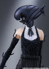 Load image into Gallery viewer, Bring the explosive world of Chainsaw Man to your collection with this officially licensed Bomb POP UP PARADE Figure from Good Smile Company.

Standing approximately 16.5cm tall, this striking collectible captures Bomb in her terrifying transformed appearance from Chainsaw Man – The Movie: Reze Arc.

Featuring her unmistakable bomb-shaped head, dark textured clothing and explosive-themed detailing, this figure perfectly reflects the dangerous yet captivating design of one of Chainsaw Man's most memorable ch

