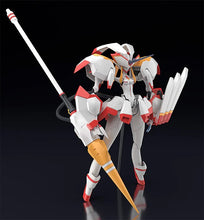 Load image into Gallery viewer, Premium model kit of Strelitzia (both Hiro and Zero Two ride) from the popular anime series Darling in the Franxx. This amazing model is launched by Good Smile Company as part of their latest Moderoid Model Kit series.   The &quot;Steel Lady&quot; has been carefully supervised by series mechanical designer Shigeto Koyama, and modelled with great care by Sakanoryo (dragon studio)! The elegant design of the mecha has been captured in beautiful detail for fans to enjoy building and displaying in their collection! 
