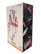 Load image into Gallery viewer, Premium model kit of Strelitzia (both Hiro and Zero Two ride) from the popular anime series Darling in the Franxx. This amazing model is launched by Good Smile Company as part of their latest Moderoid Model Kit series.   The &quot;Steel Lady&quot; has been carefully supervised by series mechanical designer Shigeto Koyama, and modelled with great care by Sakanoryo (dragon studio)! The elegant design of the mecha has been captured in beautiful detail for fans to enjoy building and displaying in their collection! 
