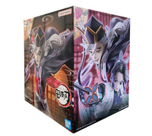 Load image into Gallery viewer, Free UK Royal Mail Tracked 24hr delivery 

Stunning statue of Doma (Upper Rank Two of the Twelve Kizuki) from the popular anime series Demon Slayer. This statue is launched by ICHIBANSHO FIGURE as part of their latest collection. 

This beautiful piece is created exceptionally, showing Doma captured in battle, leaping forward from the wooden floor, and holding his fans. -Stunning! 

This PVC statue stands at 15cm tall, and packaged in a gift/collectible box from Bandai.

Official brand: ICHIBANSHO FIGURE / 
