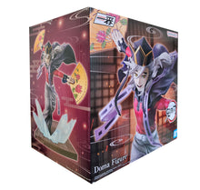 Load image into Gallery viewer, Free UK Royal Mail Tracked 24hr delivery 

Stunning statue of Doma (Upper Rank Two of the Twelve Kizuki) from the popular anime series Demon Slayer. This statue is launched by ICHIBANSHO FIGURE as part of their latest collection. 

This beautiful piece is created exceptionally, showing Doma captured in battle, leaping forward from the wooden floor, and holding his fans. -Stunning! 

This PVC statue stands at 15cm tall, and packaged in a gift/collectible box from Bandai.

Official brand: ICHIBANSHO FIGURE / 
