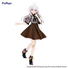 Load image into Gallery viewer, Free UK Royal Mail Tracked 24hr delivery 

Gorgeous statue of Elaina from the popular anime series Wandering Witch: The Journey of Elaina. This gorgeous statue is launched by Good Smile Company figures as part of their latest Trio-Try-It collection.

This statue is sculpted beautifully, showing Elaina posing elegantly in her Grey top and brown dress. -Stunning!

This PVC statue stands at 22cm tall, and packaged in a gift/collectible box from Taito figures. 

Official brand: Good Smile Company

EAN: 45716235
