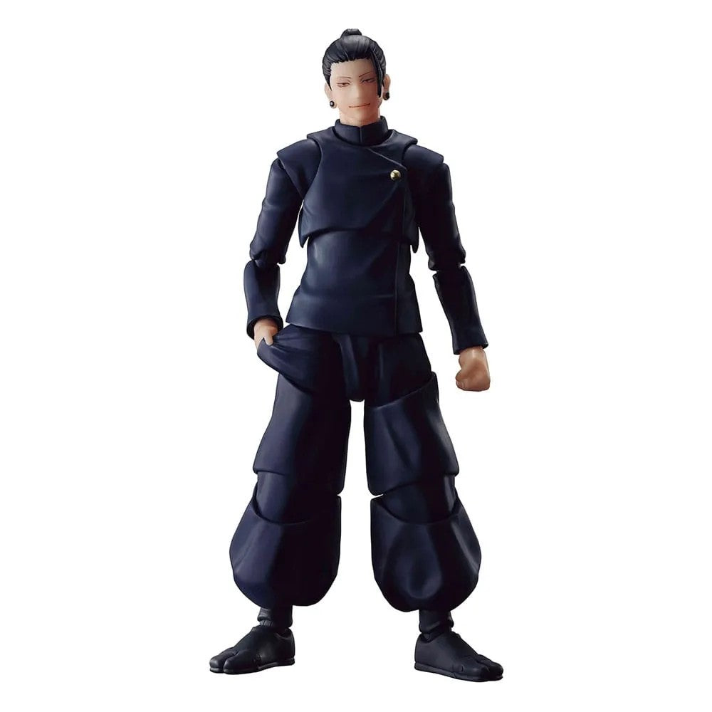 Free UK Royal Mail Tracked 24hr Delivery    

Spectacular figure (Full set) of Suguru Geto from the popular anime series Jujutsu Kaisen. This premium figure set is launched by Tamashii Nations as part of their latest S.H.Figuarts collection. 

The set comes with four facial plates with different expressions, premium articulated figure of Satoru Gojo (14 point articulation), three left and four right optional hands (including one with a mobile phone), additional Option hand-in-pocket parts for left and right