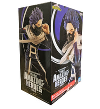Load image into Gallery viewer, Free UK Royal Mail Tracked 24hr delivery  

Striking statue of Hitoshi Shinso from the popular anime series My Hero Academia. This stunning piece is launch by Banpresto as part of their latest Amazing Heroes collection - vol.18 

This statue is created amazingly, showing Hitoshi Shinso posing in Pro Hero suit, and his "Capturing weapon" around his neck (a long cloth scarf made from steel wire alloy woven with carbon nanofibers). -Stunning! 

This PVC figure stands at 16cm tall, and packaged in a gift / coll
