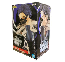 Load image into Gallery viewer, Free UK Royal Mail Tracked 24hr delivery  

Striking statue of Hitoshi Shinso from the popular anime series My Hero Academia. This stunning piece is launch by Banpresto as part of their latest Amazing Heroes collection - vol.18 

This statue is created amazingly, showing Hitoshi Shinso posing in Pro Hero suit, and his "Capturing weapon" around his neck (a long cloth scarf made from steel wire alloy woven with carbon nanofibers). -Stunning! 

This PVC figure stands at 16cm tall, and packaged in a gift / coll
