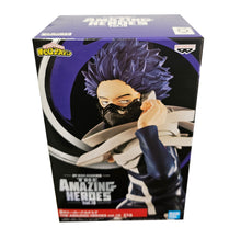 Load image into Gallery viewer, Free UK Royal Mail Tracked 24hr delivery  

Striking statue of Hitoshi Shinso from the popular anime series My Hero Academia. This stunning piece is launch by Banpresto as part of their latest Amazing Heroes collection - vol.18 

This statue is created amazingly, showing Hitoshi Shinso posing in Pro Hero suit, and his "Capturing weapon" around his neck (a long cloth scarf made from steel wire alloy woven with carbon nanofibers). -Stunning! 

This PVC figure stands at 16cm tall, and packaged in a gift / coll
