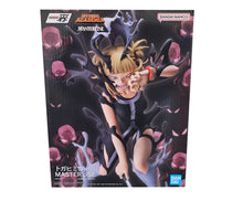 Load image into Gallery viewer, Free UK Royal Mail Tracked 24hr delivery 

Striking statue of Himiko Toga from the popular anime My Hero Academia. This awesome figure is launched by Ichibansho Figure as part of their latest Masterlise series. 

This stunning statue is created meticulously, showing Himiko Toga using her transformation quirk, and holding her knife. Captured in motion perfectly. -Stunning!

This PVC statue stands at 16cm tall, and packaged in a gift/collectible box from Bandai. 

Official brand: Banpresto / Bandai 

EAN: 457
