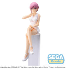 Load image into Gallery viewer, Free UK Royal Mail Tracked 24hr delivery 

Striking statue of Ichika Nakano from the popular anime The Quintessential Quintuplets. This stunning figure of is launched by Good Smile Company as part of their latest PM perching collection. 

The statue is created exceptionally, showing Ichika Nakano posing elegantly in her white dress, and sitting down. - Stunning! 

This PVC statue stands at 14cm tall, and packaged in a gift/collectible box by Good Smile Company. 

Official brand: Good Smile Company / SEGA

E
