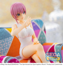 Load image into Gallery viewer, Free UK Royal Mail Tracked 24hr delivery 

Striking statue of Ichika Nakano from the popular anime The Quintessential Quintuplets. This stunning figure of is launched by Good Smile Company as part of their latest PM perching collection. 

The statue is created exceptionally, showing Ichika Nakano posing elegantly in her white dress, and sitting down. - Stunning! 

This PVC statue stands at 14cm tall, and packaged in a gift/collectible box by Good Smile Company. 

Official brand: Good Smile Company / SEGA

E
