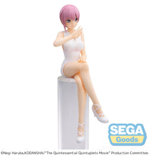 Load image into Gallery viewer, Free UK Royal Mail Tracked 24hr delivery 

Striking statue of Ichika Nakano from the popular anime The Quintessential Quintuplets. This stunning figure of is launched by Good Smile Company as part of their latest PM perching collection. 

The statue is created exceptionally, showing Ichika Nakano posing elegantly in her white dress, and sitting down. - Stunning! 

This PVC statue stands at 14cm tall, and packaged in a gift/collectible box by Good Smile Company. 

Official brand: Good Smile Company / SEGA

E
