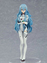 Load image into Gallery viewer, Free UK Royal Mail Tracked 24hr Delivery    Striking figure of Rei Ayanami from the popular anime Evangelion. This statue is launched by Good Smile Company as part of their latest Pop Up Parade collection - Rebuild of Evangelion. 
