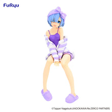 Load image into Gallery viewer, Free Royal Mail Tracked 24hr delivery   Beautiful statue of Rem from the popular anime series Re: Zero - Starting Life in Another World. This stunning figure is launched by Good Smile Company as part of their latest Noodle Stopper Collection - Rem Room Wear Purple Color ver.   The creator did an amazing job with this piece, showing Rem posing elegantly in her nightwear. Stunning ! 
