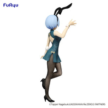 Load image into Gallery viewer, Free UK Royal Mail Tracked 24hr delivery 

Beautiful statue of Rem from the popular anime series Re:Zero Starting Lift in Another World. This pretty figure is launched by Good Smile Company as part of their latest FuRyu BiCute Bunnies collection. 

The creator did a marvelous job sculpting this piece, showing Rem posing stunningly in her beautiful dress, and wearing her Bunny hairband. 

This PVC statue stands at 35cm tall, and packaged in a gift/collectible box from Bandai.
