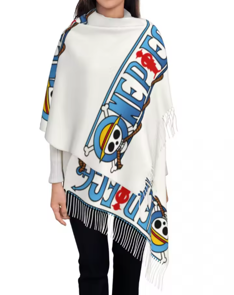 Free UK Royal Mail Tracked 24hr delivery 

Beautiful One Piece velvet scarf / winter shawl. Stunning design, high quality and with a smooth finish.

Excellent gift for any One fan. 

Material: Polyester / Velvet finish 

Size: Unisex adult (72cm x 197cm)