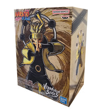 Load image into Gallery viewer, Free UK Royal Mail Tracked 24hr delivery  

Stunning statue of Naruto Uzumaki (Nine-Tails Chakra Mode) from the legendary anime series Naruto. This super cool statue is launched by Banpresto as part of their latest Vibration Stars Collection. 

This spectacular statue is created in immense detail, showing Naruto Uzumaki posing in his Nine-Tails Chakra Mode, ready to unleash his attack. - Stunning! 

This PVC statue stands at 14cm tall, and packaged in a gift/collectible box from Bandai. 

Official brand: Ba
