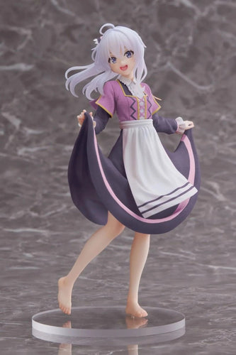 Free UK Royal Mail Tracked 24hr delivery 

Beautiful statue of Elaina from the popular anime series Wandering Witch: The Journey of Elaina. This gorgeous statue is launched by Taito figures as part of their latest Coreful collection.

This statue is sculpted meticulously, showing Elaina posing elegantly in her white blouse/pink top and dress, capturing a charming scene from the series. -Stunning!

This PVC statue stands at 18cm tall, and packaged in a gift/collectible box from Taito figures. 

Official bran