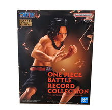 Load image into Gallery viewer, Free UK Royal Mail Tracked 24hr delivery 

Stunning statue of Portgas D. Ace from the legendary anime series ONE PIECE. This amazing statue is launched by Banpresto as part of their latest Battle Record Collection. 

This statue is created in immense detail,  showing Ace posing strikingly in his red beaded necklace, ready for battle. -Stunning! 

This PVC statue stands at 13cm tall, and packaged in a beautiful gift/collectible box from Bandai. 

