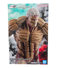 Load image into Gallery viewer, Bring Home the Power of the Armored Titan
Add one of Attack on Titan's most formidable Titans to your collection with this officially licensed Armored Titan Battle of Heaven and Earth Ichibansho Figure by Bandai Spirits.

Standing with an imposing presence, the Armored Titan is recreated with incredible attention to its powerful physique, distinctive hardened armour and exposed muscular detailing. The sculpt captures the intimidating appearance of the Titan brilliantly, while the textured display base compl
