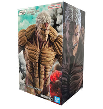 Load image into Gallery viewer, Bring Home the Power of the Armored Titan
Add one of Attack on Titan's most formidable Titans to your collection with this officially licensed Armored Titan Battle of Heaven and Earth Ichibansho Figure by Bandai Spirits.

Standing with an imposing presence, the Armored Titan is recreated with incredible attention to its powerful physique, distinctive hardened armour and exposed muscular detailing. The sculpt captures the intimidating appearance of the Titan brilliantly, while the textured display base compl
