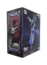Load image into Gallery viewer, Free UK Royal Mail Tracked 24hr delivery 

Stunning statue of Akaza from the popular anime series Demon Slayer. This amazing statue is launched by Banpresto as part of their latest Vibration stars collection. 

The creator has sculpted this piece in excellent detail, showing Akaza posing in battle, captured in motion beautifully. -Stunning!

This PVC statue stands at 13cm tall (Stand/base included), and packaged in a gift/collectible box from Bandai.

Official brand: Banpresto / Bandai

EAN: 4983164292473

