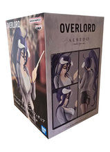 Load image into Gallery viewer, Free UK Royal Mail Tracked 24hr delivery 

Stunning statue of Albedo from the popular anime OVERLORD. This figure is launched by Banpresto as part of their latest collection - Teacher ver. 

The creator has finished this piece perfectly, showing Albedo posing beautifully in her teacher outfit. - Stunning! 

This PVC statue stands at 20cm tall, and packaged in a gift/collectible box from Bandai. 
