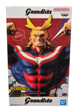 Load image into Gallery viewer, Free UK Royal Mail Tracked 24hr delivery  

Spectacular statue of ALL MIGHT from the popular anime series My Hero Academia. This figure is launched by Banpresto as part of their latest Grandista series. 

The creator has created this piece in excellent fashion, showing ALL MIGHT posing magnificently in his uniform. -Stunning! 

This PVC statue stands at 28cm tall, and packaged in a gift collectible box from Bandai. 

Official brand: Banpresto / Bandai 

EAN: 4983164290745

This is not a toy but collectible 
