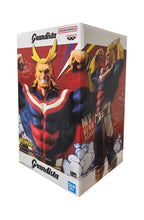 Load image into Gallery viewer, Free UK Royal Mail Tracked 24hr delivery  

Spectacular statue of ALL MIGHT from the popular anime series My Hero Academia. This figure is launched by Banpresto as part of their latest Grandista series. 

The creator has created this piece in excellent fashion, showing ALL MIGHT posing magnificently in his uniform. -Stunning! 

This PVC statue stands at 28cm tall, and packaged in a gift collectible box from Bandai. 

Official brand: Banpresto / Bandai 

EAN: 4983164290745

This is not a toy but collectible 
