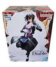 Load image into Gallery viewer, Free UK Royal Mail Tracked 24hr delivery   Cool statue of Diablo from the popular anime That Time I Got Reincarnated as a Slime. This striking statue is launched by Banpresto as part of their latest collection - Arch Demon Diablo.   The creator did a smashing job sculpting this beautiful piece, showing Diablo posing handsomely in his uniform.   This PVC statue stands at 19cm tall, and packaged in a gift/collectible box from Bandai.
