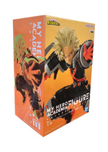 Load image into Gallery viewer, Free UK Royal Mail Tracked 24hr delivery 

Stunning statue of Katsuki Bakugo from the popular anime series My Hero Academia. This striking statue is launched by Banpresto as part of their latest collection.

The creator had created this piece in excellent detail, showing Katsuki Bakugo posing in battle, captured in motion perfectly. -Stunning! 

This PVC statue stands at 12cm tall, and packaged in a gift/collectible box from Bandai. 

Official brand: Banpresto / Bandai 

EAN: 4983164896565 

Excellent gift 
