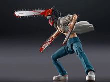 Load image into Gallery viewer, Free UK Royal Mail Tracked 24hr Delivery    

Spectacular figure (Full set) of Denji in his Chainsaw Man form from the popular anime Chainsaw Man. This premium figure set is launched by Tamashii Nations as part of their latest S.H.Figuarts collection. Adapted from the latest movie - REZE ARC. 

The set comes with the premium articulated figure of Chainsaw Man (14 point articulation), two additional pair of hands, and additional facial plate.

The figure stands at 15cm tall, packaged in a window display box 
