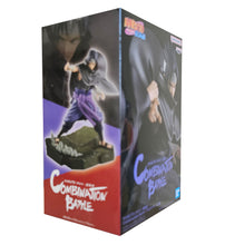 Load image into Gallery viewer, Free UK Royal Mail Tracked 24hr delivery 

Striking figure of Sasuke Uchiha from the Legendary anime series Naruto Shippuden. This amazing statue is launched by Banpresto as part of their latest combination batter series. 

The creator had completed this piece beautifully, showing Sasuke posing in his black cape - related to his role as the "Shadow Hokage" 

This PVC statue stands at 15cm tall, and packaged in a gift / collectible box from Bandai. 

Official brand: Banpresto / Bandai

EAN: 4983164300222

Ex

