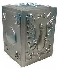 Load image into Gallery viewer, Free UK Royal Mail Tracked 24hr delivery 

Phenomenal Pandora box of Cygnus Hyoga from the classic anime series Saint Seiya. This Pandora money box is launched by TOEI ANIMATION is part of their latest PLASTOY collection. 

This Pandora box is created in excellent detail showing Cygnus Hyoga&#39;s symbol, shield and star. 

Size: 15cm 

Official brand: TOEI ANIMATION 
