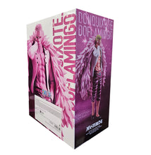 Load image into Gallery viewer, Free UK Royal Mail Tracked 24hr delivery 

Astounding statue of Donquixote Doflamingo from the legendary anime ONE PIECE. This awesome figure is launched by ICHIBANSHO FIGURE as part of their latest Masterlise collection. 

The creator has finished this piece in excellent fashion, showing Donquixote Doflamingo posing stunningly in his iconic pink feather coat. -Stunning! 

This PVC statue stands at 26cm tall, and packaged in a gift/collectible box from Bandai.

Official brand: ICHIBANSHO FIGURE / Bandai 

E
