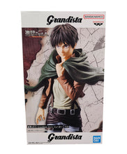 Load image into Gallery viewer, Free UK Royal Mail Tracked 24hr delivery  

Awsome statue of Eren Yeager from the popular anime Attack On Titan. This figure is launched by Banpresto as part of their latest Grandista series.

This statue is created strikingly, showing Eren Yeager posing in his uniform, and wearing his iconic scout cape. -Stunning! 

This PVC statue stands at 28cm tall, and packaged in a gift collectible box from Bandai. 

Official brand: Banpresto / Bandai 

EAN: 4983164298758

Excellent gift for any Attack On Titan fan. 

