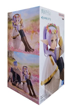 Load image into Gallery viewer, Free UK Royal Mail Tracked 24hr delivery 

Elegant statue of Frieren from the popular anime Frieren: Beyond Journey&#39;s End. This beautiful figure is launched by Banpresto as part of their latest collection - Flower Crown. 

This stunning statue is created stunningly, showing Frieren posing peacefully in wearing her flower crown. -Stunning! 

This PVC statue stands at 13cm tall, and packaged in a gift/collectible box from Bandai. 

Official brand: Banpresto / Bandai

EAN: 4983164293296
