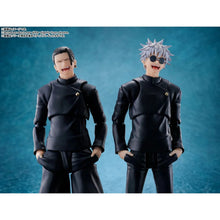 Load image into Gallery viewer, Free UK Royal Mail Tracked 24hr Delivery    

Spectacular figure (Full set) of Satoru Gojo from the popular anime series Jujutsu Kaisen. This premium figure set is launched by Tamashii Nations as part of their latest S.H.Figuarts collection. 

The set comes with four facial plates with different expressions, premium articulated figure of Satoru Gojo (14 point articulation), three left and six right optional hands (including one with a mobile phone), additional Option hand-in-pocket parts for left and right 
