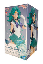 Load image into Gallery viewer, Beautiful figure of Super Sailer Neptune, adapted from the the latest movie &quot;Sailer Moon Eternal&quot;. This statue is launched by Banpresto and TOEI ANIMATION as part of their latest Glitter and Glamours series.   The statue of this beauty is created flawlessly, showing Neptune posing in her legendary Super Sailer uniform. 
