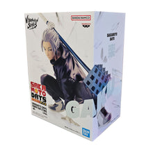 Load image into Gallery viewer, Free UK Royal Mail Tracked 24hr delivery 

Striking statue of Gaku from the popular anime series Sakamoto Days. This amazing statue is launched by Banpresto as part of their latest Vibration stars collection. 

The creator has sculpted this piece in excellent fashion, showing Gaku posing in battle, and holding his mace (known as boom hammer). -Stunning! 

This PVC statue stands at 14cm tall, and packaged in a gift/collectible box from Bandai.

Official brand: Banpresto / Bandai

EAN: 4983164296228

Excellen

