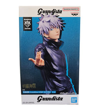 Load image into Gallery viewer, Free UK Royal Mail Tracked 24hr delivery  

Stunning statue of Satoru Gojo from the popular anime Jujutsu Kaisen. This figure is launched by Banpresto as part of their latest Grandista series.

This statue is created beautifully, showing Satoru Gojo posing in his Jujutsu High uniform. - Stunning! 

This PVC statue stands at 27cm tall, and packaged in a gift collectible box from Bandai. 

Official brand: Banpresto / Bandai 

EAN: 4983164297461

Excellent gift for any Jujutsu Kaisen fan. 

This is not a toy b
