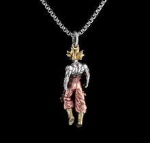 Load image into Gallery viewer, Free UK Royal Mail Tracked 24hr delivery 

Stunning Dragon Ball Z anime pendant necklace of Super Saiyan Son Goku.

The pendant is designed beautifully with a smooth finish showing Son Goku in his Super Saiyan form. 

Material: Stainless metal alloy (Pendent) 

Size: Pendant (5cm) / Necklace (50cm) 

Giftbox - Included

Excellent gift for any Dragon Ball fan.
