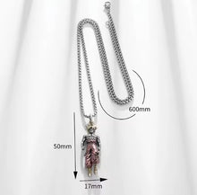 Load image into Gallery viewer, Free UK Royal Mail Tracked 24hr delivery 

Stunning Dragon Ball Z anime pendant necklace of Super Saiyan Son Goku.

The pendant is designed beautifully with a smooth finish showing Son Goku in his Super Saiyan form. 

Material: Stainless metal alloy (Pendent) 

Size: Pendant (5cm) / Necklace (50cm) 

Giftbox - Included

Excellent gift for any Dragon Ball fan.
