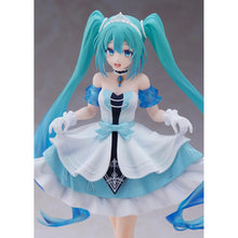 Load image into Gallery viewer, Free UK Royal Mail Tracked 24hr delivery 

Beautiful statue of Hatsune Miku (Global Vocaloid Superstar). This gorgeous statue is launched by Taito figures as part of their latest Wonderland Cinderella collection. 

This creator did a smashing job with this piece, showing Hatsune Miku posing elegantly in her Cinderella outfit. -Stunning! 

This PVC statue stands at 18cm tall, and packaged in a gift/collectible box from Taito figures. 

Official brand: Taito

EAN: 840342403653

Excellent gift for any Hatsune 
