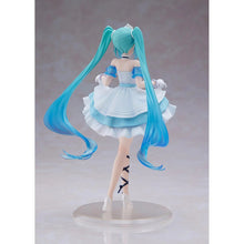Load image into Gallery viewer, Free UK Royal Mail Tracked 24hr delivery 

Beautiful statue of Hatsune Miku (Global Vocaloid Superstar). This gorgeous statue is launched by Taito figures as part of their latest Wonderland Cinderella collection. 

This creator did a smashing job with this piece, showing Hatsune Miku posing elegantly in her Cinderella outfit. -Stunning! 

This PVC statue stands at 18cm tall, and packaged in a gift/collectible box from Taito figures. 

Official brand: Taito

EAN: 840342403653

Excellent gift for any Hatsune 
