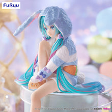 Load image into Gallery viewer, Free UK Royal Mail Tracked 24hr delivery 

Beautiful statue of Hatsune Miku (Global Vocaloid Superstar). This figure is launched by Good Smile Company as part of their latest noodle stopper collection. 

This statue is created meticulously, showing Hatsune Miku posing elegantly in her bunny ears pyjamas - Stunning! 

This PVC statue stands at 14cm tall, and packaged in a gift/collectible box from Bandai. 

Official brand: Good Smile Company

EAN: 4571623501626

Excellent gift for any Hatsune Miku fan. 

Thi

